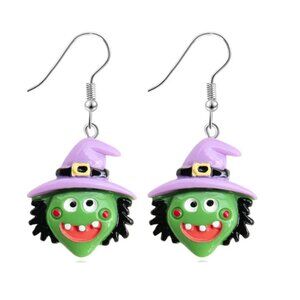 Stainless Steel Halloween Earrings